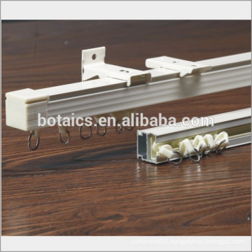 fix on ceiling or wall sliding aluminium accessories for curtain track